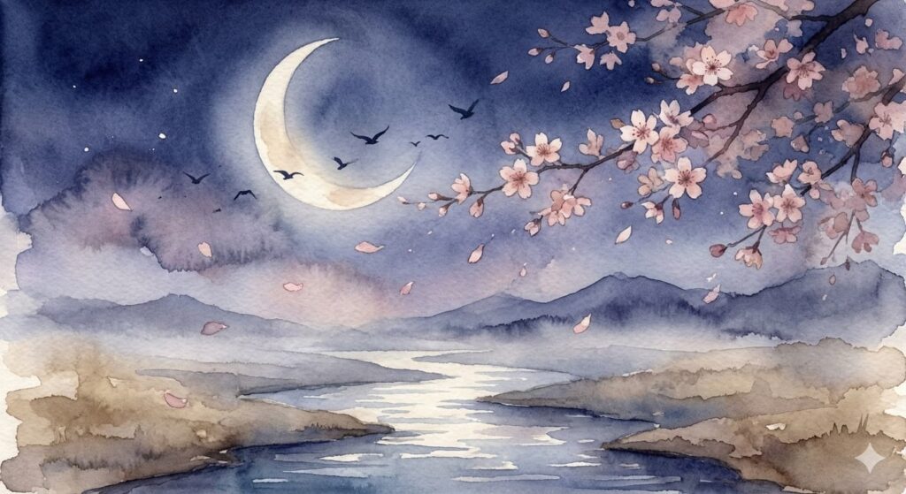 徒然草第十四段のイメージ図