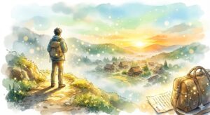 徒然草第十五段のイメージ図